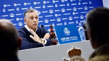 Paco Zas confía en la reacción del Deportivo