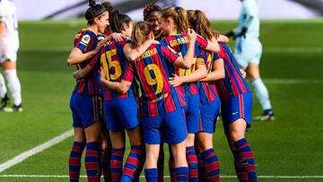 Jugadoras del Barça.