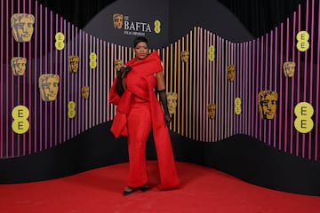 Fantasia Barrino durante la alfombra roja de los Premios BAFTA 2024 celebrados en el Royal Festival Hall del Southbank Centre de Londres. 