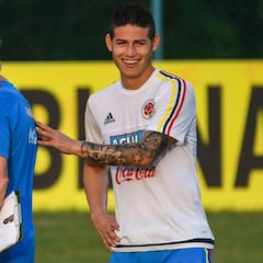 James recupera la sonrisa con la Selección Colombia