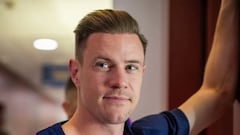 Ter Stegen, una sonrisa amarga