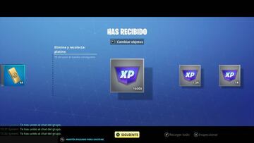 Jugando a Salvar el Mundo podemos obtener experiencia para Battle Royale