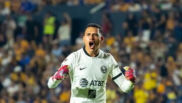 El ahora portero titular del América tiene cuatro derrotas, un empate y una sola victoria con Necaxa y Morelia en sus encuentros frente al Rebaño Sagrado.