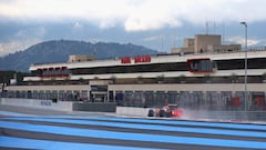 Sebastian Vettel durante el test de F1 que se llev&oacute; a cabo en el circuito Paul Ricard a comienzos de a&ntilde;o.