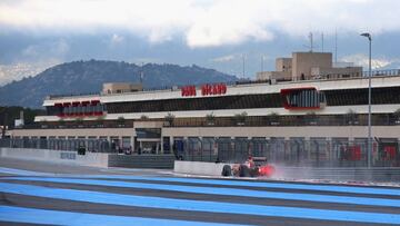 Sebastian Vettel durante el test de F1 que se llev&oacute; a cabo en el circuito Paul Ricard a comienzos de a&ntilde;o.