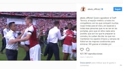 Alexis se despide del Arsenal y revela la razón por la que se va