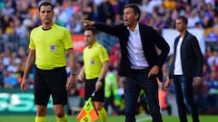 Luis Enrique sale satisfecho con la línea de tres centrales