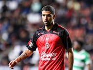 during the 10th round match between Tijuana and Santos as part of the Liga BBVA MX Varonil, Torneo Clausura 2026 at Caliente Stadium, on March 08, 2026 in Tijuana, Baja California, Mexico.