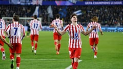 Los goles y las mejores imágenes del Brujas-Atleti