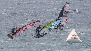 Marotti (CRO) durante una de las carreras de este martes 4 de julio en POzo Izquierdo (Gran Canaria, Canarias, España).