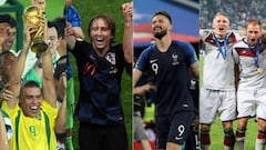 Las 13 selecciones que han aparecido en una final de Mundial
