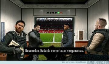 Los memes más divertidos del Manchester United-Barcelona