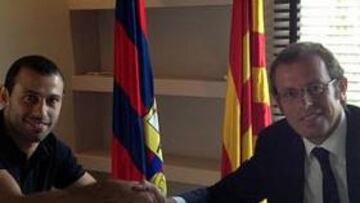 Mascherano: "Haciéndolo bien, estaré aquí muchos años"