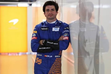 Carlos Sainz, durante el pasado GP de Australia.