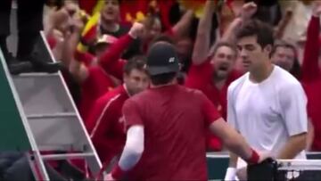 Tenista belga propinó este brutal golpe a Garín: por esto descalificaron a Chile y se provocó un escándalo en la Copa Davis
