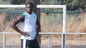 Fomeyem, en una sesión de entrenamiento