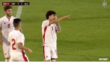 El gol imposible de Malta Sub-21 al que todos ven como el futuro portero de la Selecci車n Espa?ola