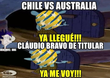 Los memes que deja el Chile - Australia de Confederaciones