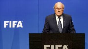 Blatter, presidente de la FIFA.