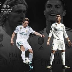 Modric, Cristiano y Salah optan a Mejor Jugador de la UEFA