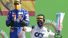 Carlos Sainz (McLaren) y Pierre Gasly (Alpha Tauri). Monza, Italia. F1 2020. 
