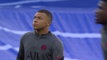 Salen nuevas tomas de Mbappé y su reacción en el Bernabéu