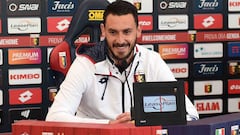 DT de Genoa elogia a Pinilla: "Aquí encontrará su mejor forma"