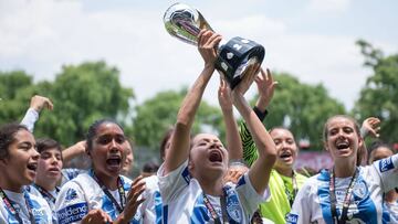 Pachuca aplasta a Tijuana y son las primeras campeonas de la Copa MX Femenil