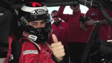 <b>NUEVA EXPERIENCIA. </b>Jorge Lorenzo disfrutó mucho en su primera carrera con coches sobre hielo y seguro que repetirá en el futuro.