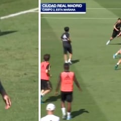 ¿Y Zidane se priva de esto? El entrenamiento perfecto de James