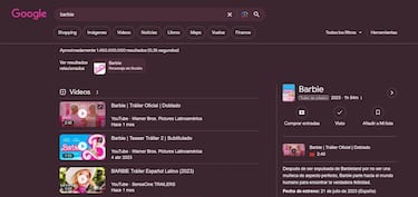 Google se viste de rosa y con ‘brillitos’ con su nuevo doodle de Barbie