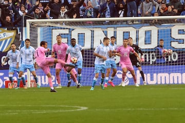 Imagen del Mlaga- Eldense del a?o pasado en Copa.