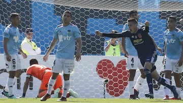 Mat&iacute;as Rodr&iacute;guez marc&oacute; el &uacute;nico gol del duelo. 