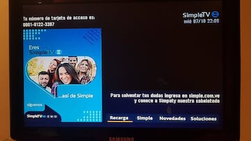 SimpleTV: cómo pagar y recargar por Banco Mercantil y Banco Venezuela