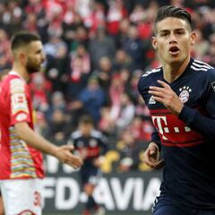 James trascendente: Golazo y triunfo con el Bayern Múnich