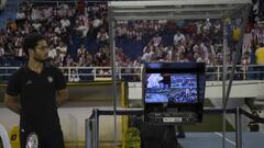 VAR en el estadio Metropolitano