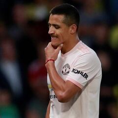 Alexis Sánchez sufre con el año menos goleador de su carrera