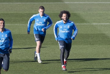 El Madrid entrena en víspera de Reyes Magos