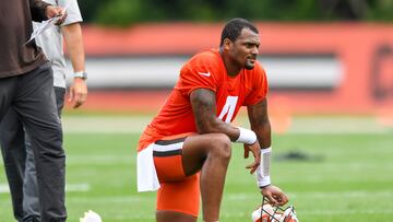 The NFL is conducting its own disciplinary consequences against Deshaun Watson, who  settled all but four lawsuits alleging sexual misconduct.