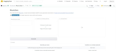 Cómo generar música a partir de una descripción con MusicGen