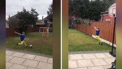 Un niño calca a la perfección los goles más difíciles de la historia