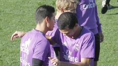 James, en la convocatoria de Madrid para la Copa del Rey