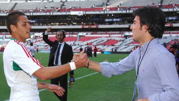 Checo Pérez felicita a Chicharito por regresar