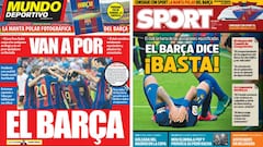 Unanimidad: La respuesta del Barça a Competición, en portada