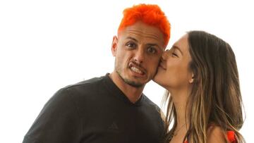'Chicharito' y Sarah Kohan