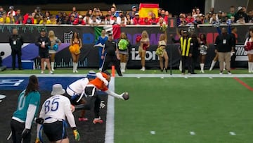 Ja’Marr Chase delivers a pick six while playing safety in the Pro Bowl