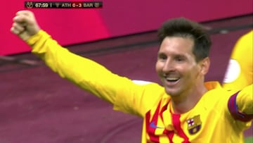 El golazo de Messi al Athletic para agrandar su leyenda