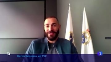 La sonrisa de Benzema cuando le hablan de Mbappé al Madrid