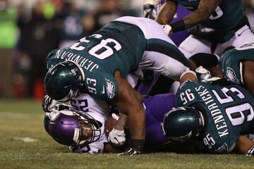 Philadelphia Eagles acaban con los sueños de los Minnesota Vikings