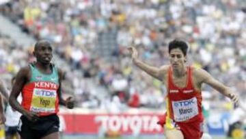 Los sevillanos Luis Alberto Marco, subcampeón de Europa de 800 en pista cubierta, y Manuel Olmedo, dos veces campeón de España, quedaron eliminados en la primera ronda de los campeonatos del mundo